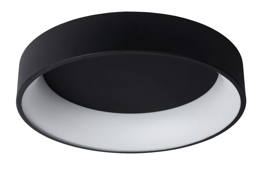Lucide TALOWE LED - Flush ceiling light - Ø 60 cm - LED Dim. - 1x42W 3000K - Black - turned off